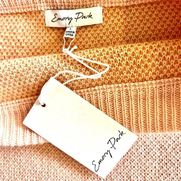 Emory Park Dolls Kill Size LARGE Knit Floral Sweater Mini Skirt Hippie Disco - Picture 6 of 11